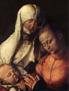 Albrecht Durer The Virgin and child with St.Anne France oil painting artist